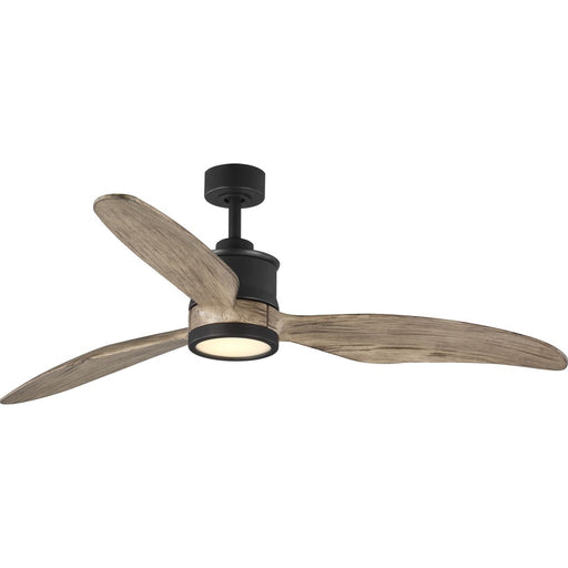 Progress Lighting Farris Collection Three-Blade Carved Wood 60 Inch Ceiling Fan 3000K (P250002-143-30)