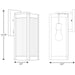 Progress Lighting Felton Collection Black One-Light Small Wall Lantern (P560129-031)