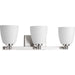 Progress Lighting Fleet Collection Three-Light Bath And Vanity (P2167-09)