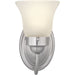Progress Lighting Fluted Glass Collection One-Light Bath And Vanity (P3287-09ET)