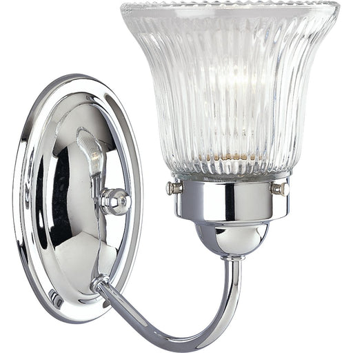 Progress Lighting Fluted Glass Collection One-Light Bath And Vanity (P3287-15ET)