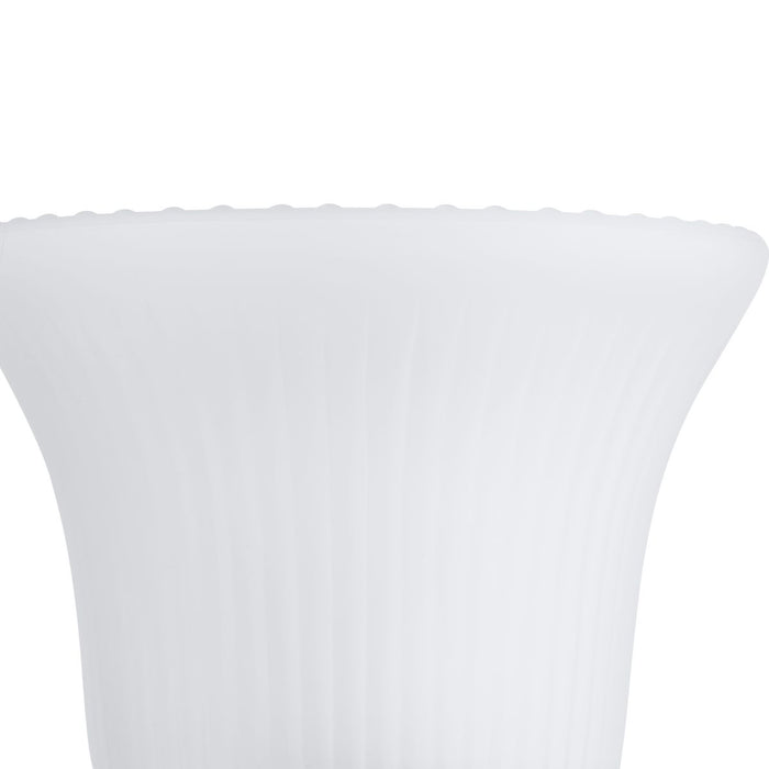 Progress Lighting Fluted Glass Collection One-Light Bath And Vanity (P3287-15ET)