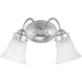 Progress Lighting Fluted Glass Collection Two-Light Bath And Vanity (P3288-15ET)