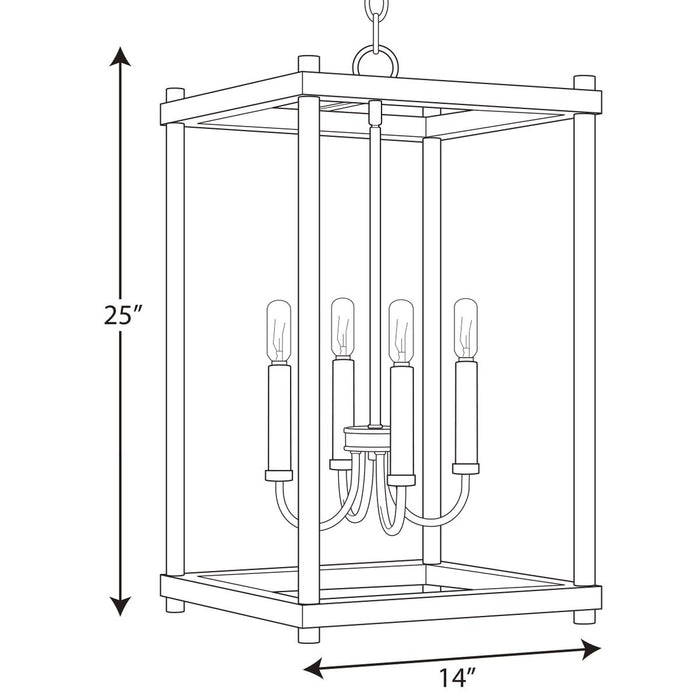 Progress Lighting Fontayne Collection Four-Light Pendant (P500088-009)