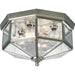 Progress Lighting Four-Light Beveled Glass 11-1/8 Inch Close-To-Ceiling (P5789-09)