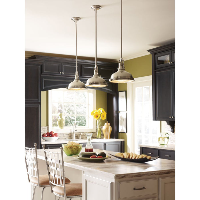 Progress Lighting Fresnel Lens Collection 12 Inch One-Light LED Pendant 3000K (P5188-0930K9)