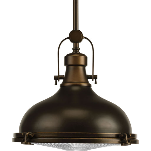 Progress Lighting Fresnel Lens Collection 12 Inch One-Light LED Pendant 3000K (P5188-10830K9)