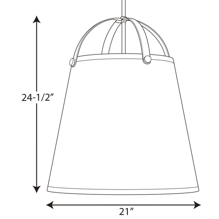 Progress Lighting Galley Collection Two-Light Pendant (P500046-104)