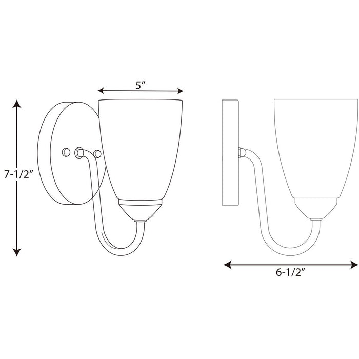 Progress Lighting Gather Collection One-Light Bath And Vanity (P2706-09)