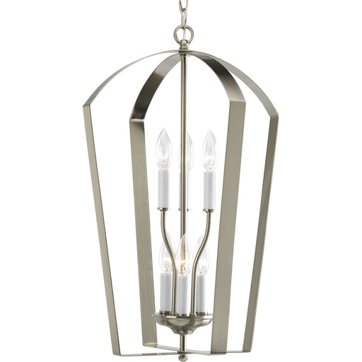 Progress Lighting Gather Collection Six-Light Foyer Pendant (P3929-09)