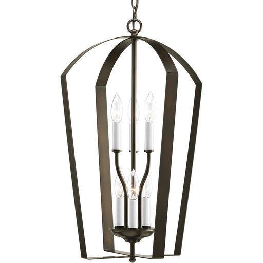 Progress Lighting Gather Collection Six-Light Foyer Pendant (P3929-20)