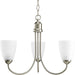 Progress Lighting Gather Collection Three-Light Chandelier (P4440-09)