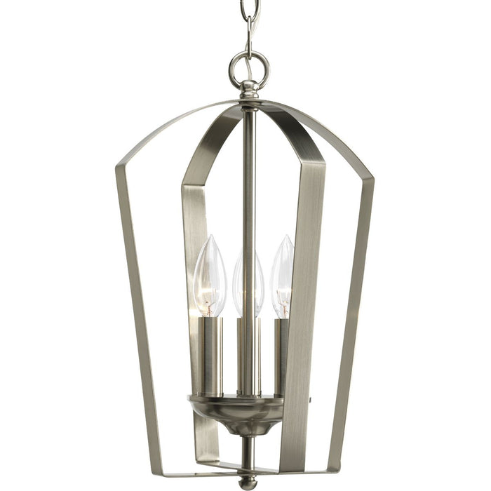 Progress Lighting Gather Collection Three-Light Foyer Pendant (P3928-09)