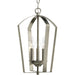 Progress Lighting Gather Collection Three-Light Foyer Pendant (P3928-09)