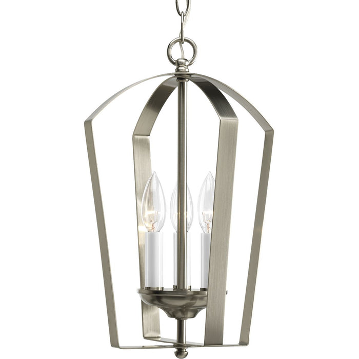 Progress Lighting Gather Collection Three-Light Foyer Pendant (P3928-09)