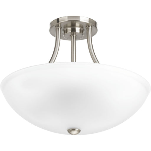 Progress Lighting Gather Collection Two-Light 12-7/8 Inch Semi-Flush Convertible (P3748-09)