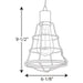 Progress Lighting Gauge Collection One-Light Mini-Pendant (P500021-143)