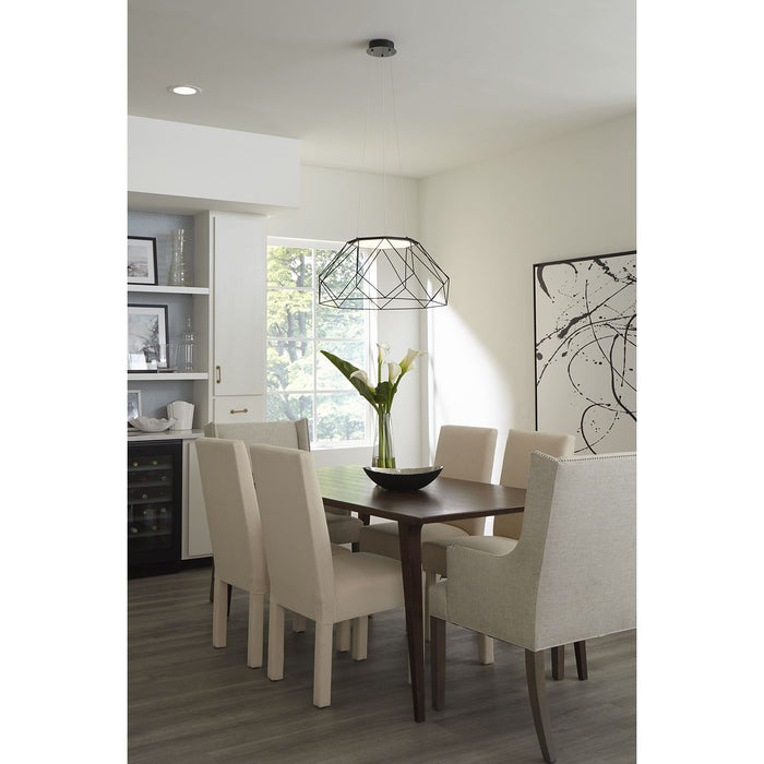 Progress Lighting Geodesic Collection LED 38W Hanging Pendant (P500320-031-30)