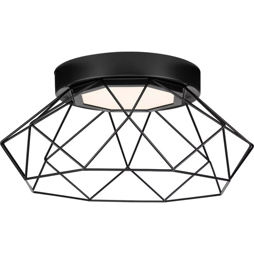 Progress Lighting Geodesic LED Collection 30W LED Flush Mount Matte Black (P350229-31M-30)