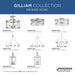 Progress Lighting Gilliam Collection 15W Two-Light Flush Mount Brushed Nickel (P350253-009)