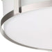 Progress Lighting Gilliam Collection 15W Two-Light Flush Mount Brushed Nickel (P350254-009)