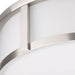 Progress Lighting Gilliam Collection 15W Two-Light Flush Mount Brushed Nickel (P350254-009)