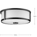 Progress Lighting Gilliam Collection 15W Two-Light Flush Mount Matte Black (P350254-31M)