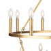 Progress Lighting Gilliam Collection 60W 15-Light Chandelier Vintage Brass (P400315-163)