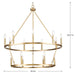 Progress Lighting Gilliam Collection 60W 15-Light Chandelier Vintage Brass (P400315-163)