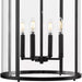 Progress Lighting Gilliam Collection 60W Four-Light Foyer Matte Black (P500391-31M)