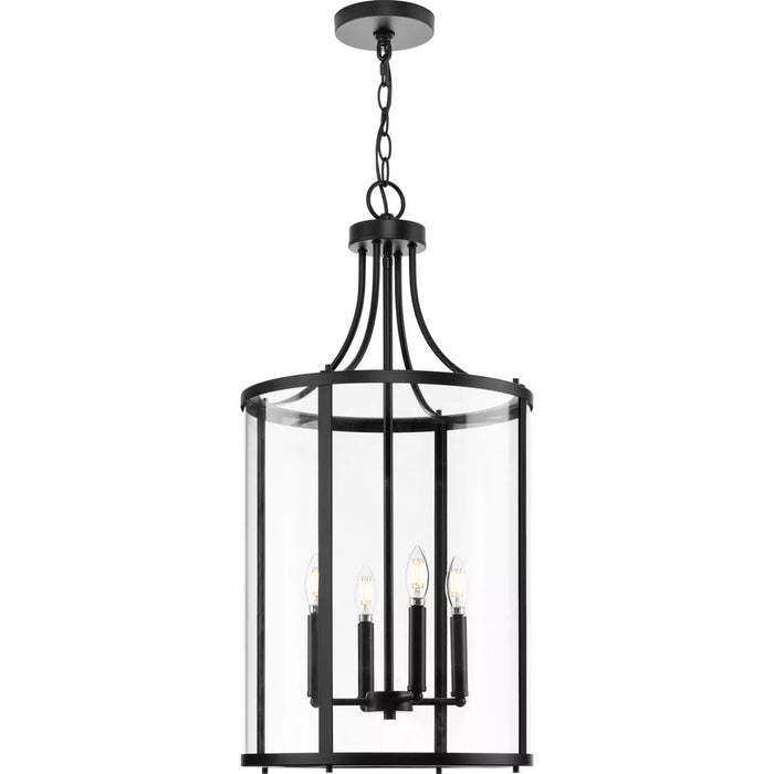 Progress Lighting Gilliam Collection 60W Four-Light Foyer Matte Black (P500391-31M)