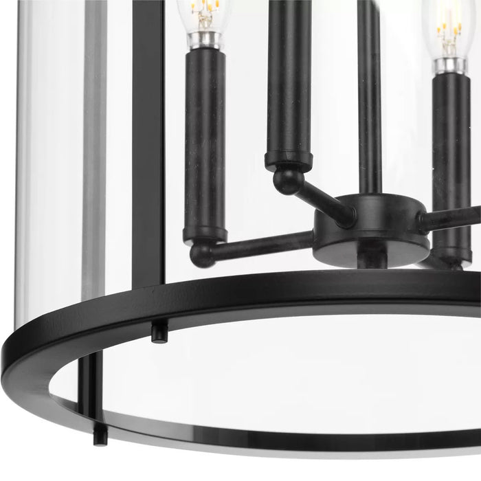 Progress Lighting Gilliam Collection 60W Four-Light Foyer Matte Black (P500391-31M)