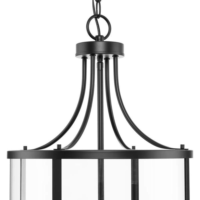 Progress Lighting Gilliam Collection 60W Four-Light Foyer Matte Black (P500391-31M)