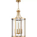 Progress Lighting Gilliam Collection 60W Four-Light Foyer Vintage Brass (P500391-163)