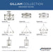 Progress Lighting Gilliam Collection 60W Six-Light Chandelier Brushed Nickel (P400313-009)