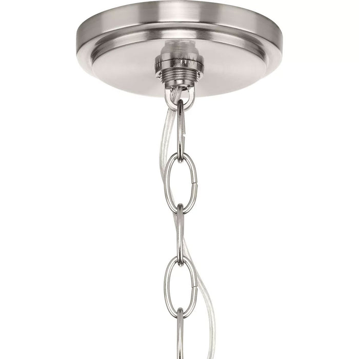 Progress Lighting Gilliam Collection 60W Six-Light Chandelier Brushed Nickel (P400313-009)