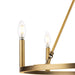 Progress Lighting Gilliam Collection 60W Six-Light Chandelier Vintage Brass (P400313-163)