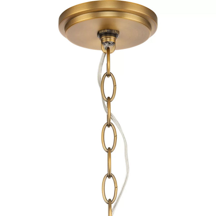 Progress Lighting Gilliam Collection 60W Six-Light Chandelier Vintage Brass (P400313-163)