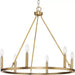 Progress Lighting Gilliam Collection 60W Six-Light Chandelier Vintage Brass (P400313-163)