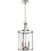 Progress Lighting Gilliam Collection 60W Three-Light Foyer Brushed Nickel (P500390-009)