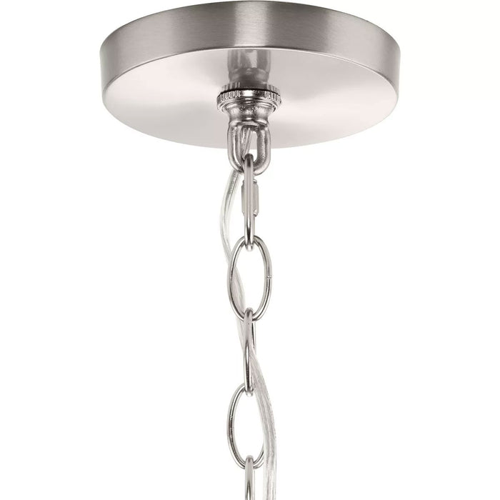 Progress Lighting Gilliam Collection 60W Three-Light Foyer Brushed Nickel (P500390-009)