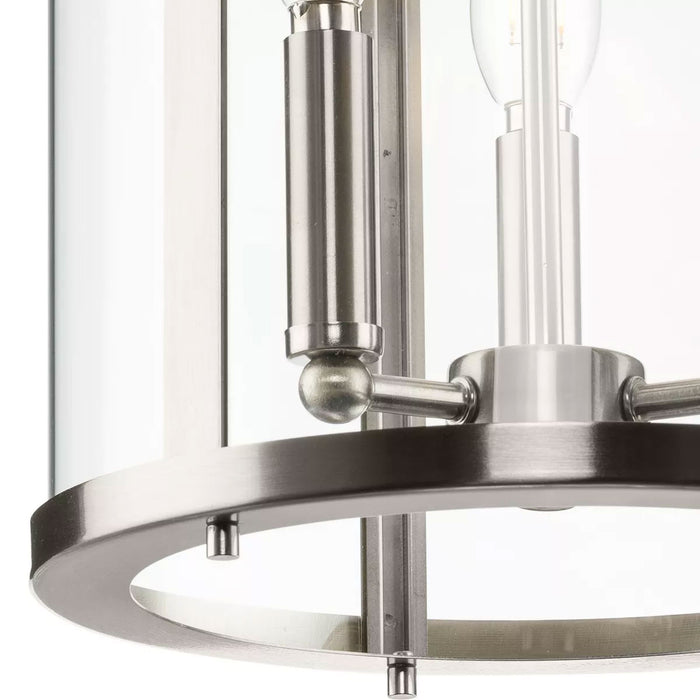 Progress Lighting Gilliam Collection 60W Three-Light Foyer Brushed Nickel (P500390-009)