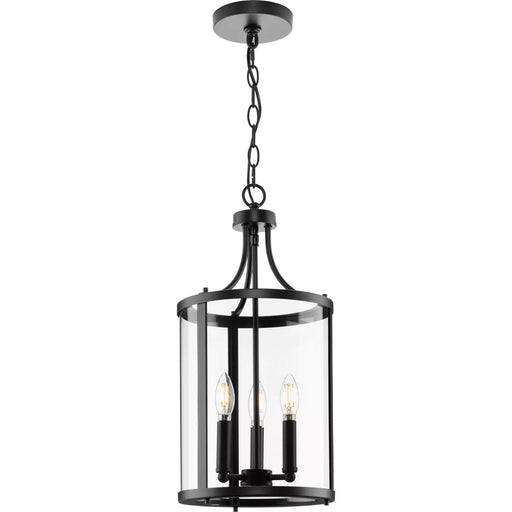 Progress Lighting Gilliam Collection 60W Three-Light Foyer Matte Black (P500390-31M)