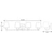 Progress Lighting Glance Collection Four-Light Bath And Vanity (P300019-015)