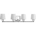 Progress Lighting Glance Collection Four-Light Bath And Vanity (P300019-015)
