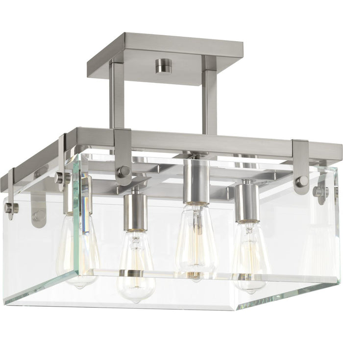 Progress Lighting Glayse Collection 16-3/4 Inch Semi-Flush/Convertible (P350090-009)