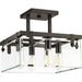 Progress Lighting Glayse Collection 16-3/4 Inch Semi-Flush/Convertible (P350090-020)