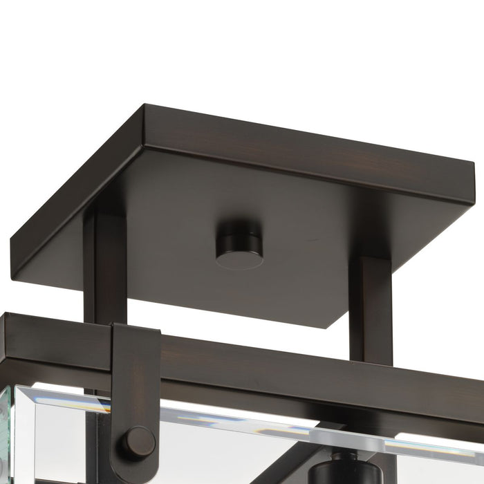 Progress Lighting Glayse Collection 16-3/4 Inch Semi-Flush/Convertible (P350090-020)