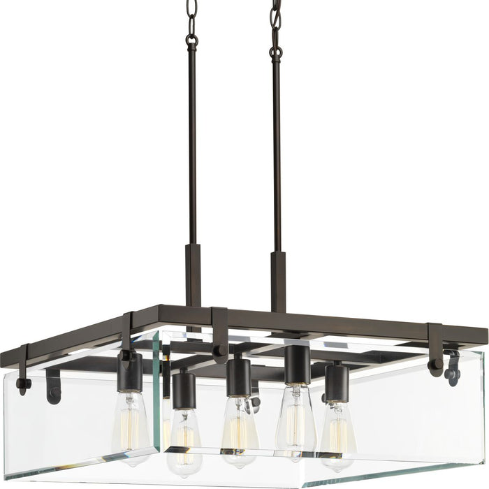 Progress Lighting Glayse Collection Five-Light Pendant (P500074-020)