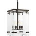 Progress Lighting Glayse Collection Four-Light Pendant (P500095-020)